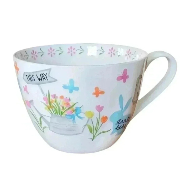 Portobello by Design mug Easter bunny egg hunt Bone China  coffee tea gift 14 oz - Picture 5 of 12